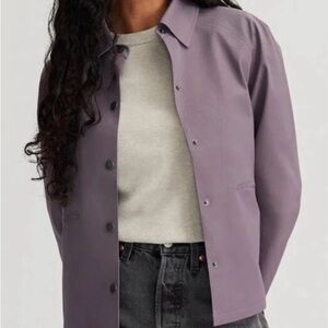 Vessi Women's Gray Rain Jacket Size Large Like new